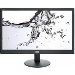 18.5- AOC LED E970SWN Black (5ms, 20M:1, 200cd, 1366x768, 90°/65°, VGA, VESA)